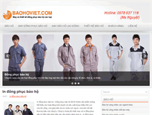 Tablet Screenshot of baohoviet.com